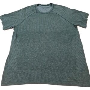 Lululemon Men's Metal Vent Tech Crew Neck Short Sleeve T-Shirt Green, Size XXL